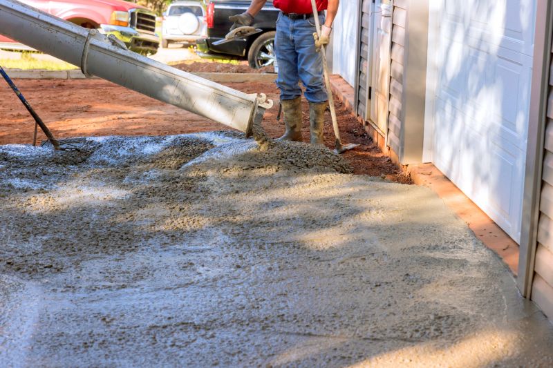 Yard Concrete Pouring